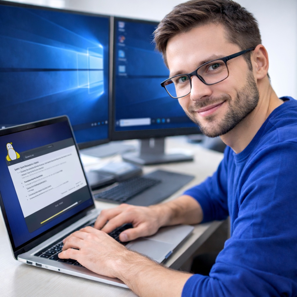 linux windows setup under 600kb